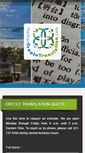 Mobile Screenshot of haitiancreoletranslation.com